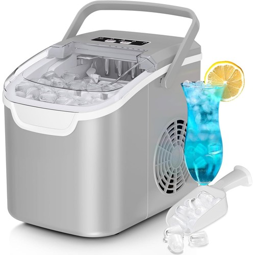 Countertop portable ice maker - ice,