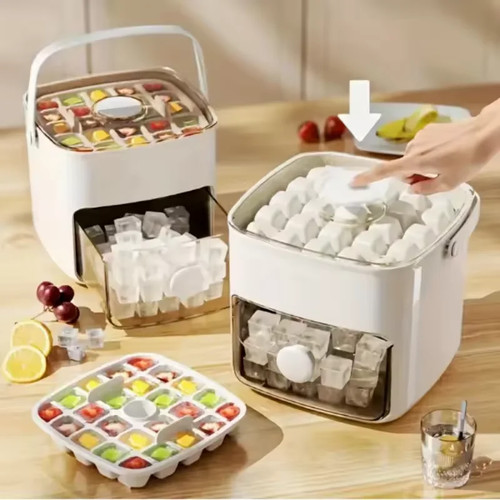 Cube ice maker with easy - ice,