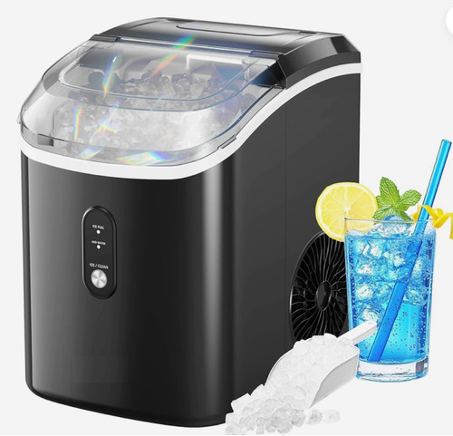 Countertop ice maker with soft - maker,