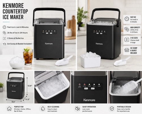 Kenmore countertop ice maker - countertop,