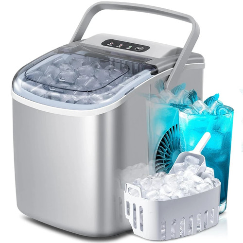 Portable countertop ice - ice, maker