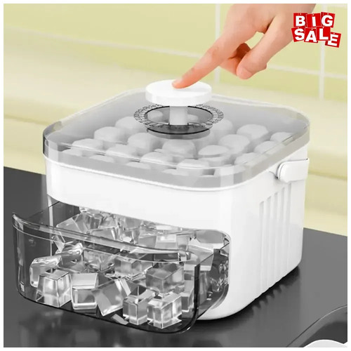 Cube ice maker with - with, easy