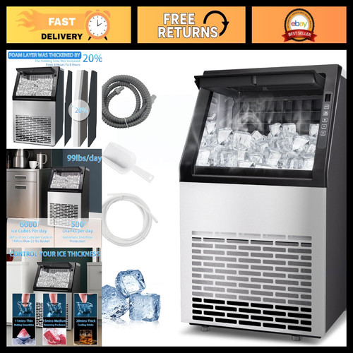 99lbs 24h commercial ice maker - commercial,