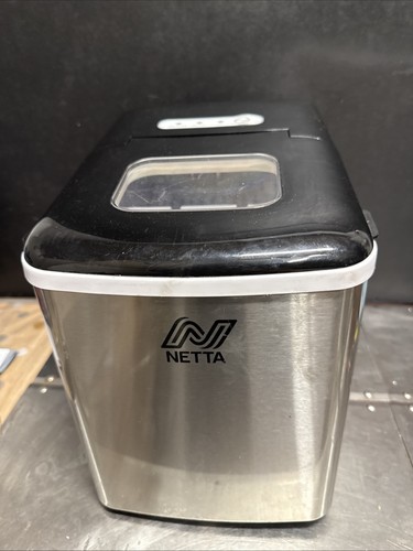 Silver ice maker machine - ice,